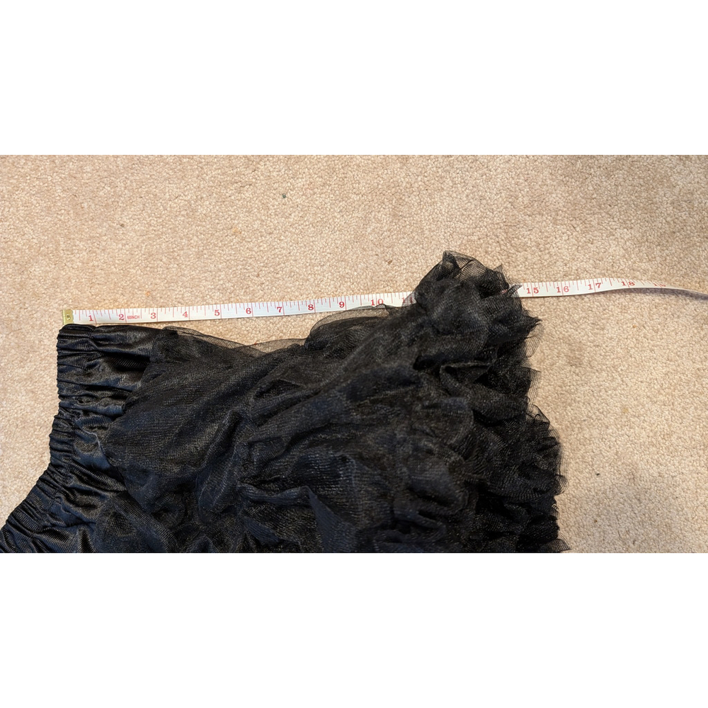 Women's Short Petticoat Skirt by Costumes USA Black Size Medium - Picture 7 of 8